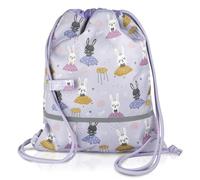 TA Trend Atelier Sacca Zaino per Bambini, Sacca Tessuto Asilo Bambino - Senza PFC, Idrorepellente, Fascia toracica, Catarifrangente