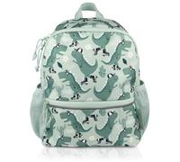 TA Trend Atelier Zaino Dinosauri Bambino, Zainetto Bambino Asilo - Senza PFC, Idrorepellente, con Fascia Toracica, Catarifrangenti - 6 Litri