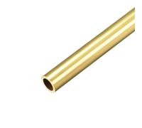 TA-VIGOR 1 tubo rotondo in ottone, diametro esterno 10 mm, spessore della parete 1 mm, lunghezza 300 mm, ad alta resistenza, tubo dritto senza cuciture, per fai da te, giardinaggio, hobby, modello