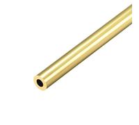 TA-VIGOR 1 tubo rotondo in ottone, diametro esterno 8 mm, spessore della parete 2 mm, lunghezza 300 mm, ad alta resistenza, tubo dritto senza cuciture, per fai da te, giardinaggio, hobby, modello