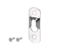 TA-VIGOR 100 piastre da appendere con viti, 37 mm x 13 mm, ganci zincati per cornici, ganci resistenti per appendere cornici, decorazioni da parete e specchi