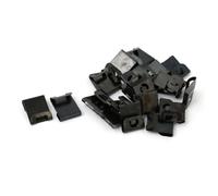 TA-VIGOR 25 ganci in metallo nero a S, ganci a vite per cornici in tela di legno, clip per appendere cornici di album fotografici, kit di accessori per appendere foto da parete