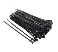 TA-VIGOR 50 fascette stringicavo in nylon con testa a vite, 3,6 mm x 150 mm, riutilizzabili, in nylon, con foro per vite, per uso interno ed esterno