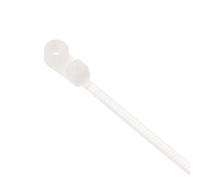 TA-VIGOR 50 fascette stringicavo in nylon con testa a vite, 3,6 mm x 200 mm, riutilizzabili, in nylon, con foro per vite, per uso interno ed esterno