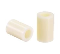 TA-VIGOR 50 rondelle distanziali rotonde in ABS, diametro esterno 8,2 mm, lunghezza 14 mm, lunghezza 20 mm, in plastica non filettata, distanziatori isolanti per viti elettriche, interruttori e prese
