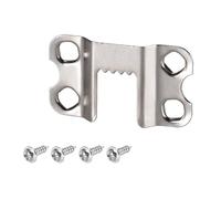 TA-VIGOR Ganci per quadri da 36 mm con viti, ganci a 4 fori per cornici per foto, tele, certificati, progetti fai da te, accessori per appendere zincati, confezione da 10