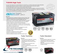 Batteria avviamento TUDOR codice TA1000 100 AH 900A