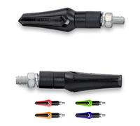 Frecce moto taac fr05 4 led fume-nere fornite con 5 gusci intercambiabili (m8 -