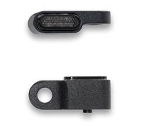 Frecce moto TAAC FR08 a 3 LED fume-nere con fissaggio specchietto (diametro 8 mm
