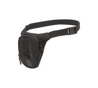 TAAC Borsa Unisex per Adulti da Gamba Urban, 18,5 x 12 x 4 cm, 1lt Cintura alla Vita, Nero, Unica
