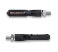 Frecce sequenziali per moto TAAC FR04 7 LED fume-noir (M8 - lunghezza 74mm - alt