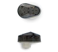 Frecce moto taac fr06 13 led fume-nere (m10 - lunghezza 34mm - h 25mm) (coppia)