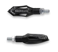 Frecce moto TAAC FR13 14 LED fume-nere con funzione luce di posizione e stop (M8