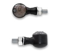 Frecce moto taac fr15 7 led fume-nere in alluminio (m10 - lunghezza 42mm - altez