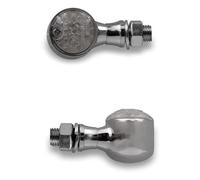Frecce moto TAAC FR16 a 7 LED fume-chrome in alluminio (M10 - lunghezza 42 mm -