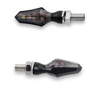 Frecce moto TAAC FR18 a 9 LED fumé-nero (M8 - lunghezza 48mm - altezza 19mm) (c