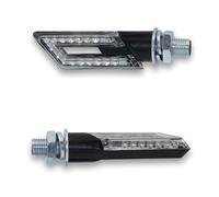 Frecce moto taac fr20 16 led trasparenti-neri (m8 - lunghezza 66mm - altezza 20m