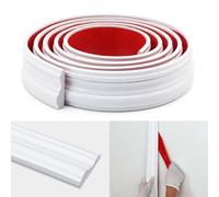 Taaizau Striscia flessibile per modanatura da parete, striscia flessibile per cornice di specchi, binari per sedie, protezione da parete e decorazione fai da te per la casa (3m x 2,7cm)