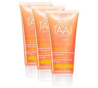 TAAJ | Gelatina per doccia al gelsomino Abhyanga | Virtù antiossidanti | Deterge delicatamente la pelle | La pelle è delicatamente profumata | Prodotto in Francia | Vegano | CrueltyFree | 3x200 ml
