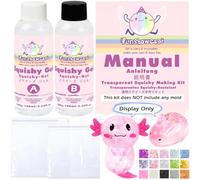 Taba Squishy - Kit fai da te in gel trasparente, in gomma di silicone, 200 ml