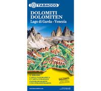 Tabacco Carta Dolomiti - Lago di Garda Venezia - 1:200.000
