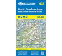 Tabacco Carta N.035 Valle Aurina, Vedrette di Ries - 1:25.000 Multicolor