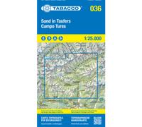 Tabacco Carta N.036 Campo Tures - 1:25.000 Multicolor