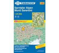 Tabacco Carta N° 040 Monti Sarentini/Sarntaler Alpen (1:25.000)