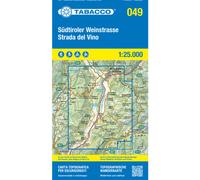 Tabacco Carta N.049 Strada del Vino - 1:25.000 Multicolor
