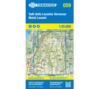 Tabacco Carta N.059 Valli della Lessinia Veronese, Monti Lessini - 1:25.000 Multicolor 0
