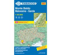 Tabacco Carta N.063 Monte Baldo - Malcesine - Garda - 1:25.000