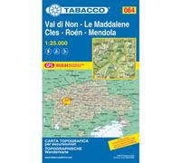 Tabacco Carta N.064 Val di Non - Le Maddalene - Cles - Roèn - Mendola - 1:25.000