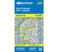 Tabacco Carta N.079 Alta Val Camonica Edolo / Adamello - 1:25.000