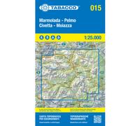 Tabacco Carta N.15 Marmolada Pelmo Civetta Moiazza - 1:25.000