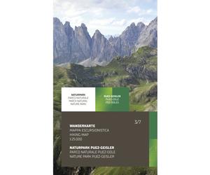 Tabacco PA13 Parco Naturale Puez-Odle - mappa escursionistica Multicolor