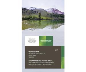 Tabacco PA14 Parco Naturale Fanes-Senes-Braies - mappa escursionistica Multicolor