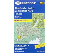 Tabacco Wandern 1 : 25 000 Alto Garda - Ledro - Monte Baldo Nord [Lingua inglese]