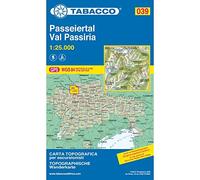 Tabacco Wandern 1 : 25 000 Passeiertal / Val Passiria [Lingua inglese]: 039