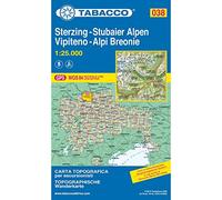 Tabacco Wandern 1 : 25 000 Sterzing Stubaier Alpen [Lingua inglese]: 038