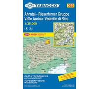 Tabacco Wandern Ahrntal 1:25 000: GPS. UTM-Gitter [Lingua inglese]