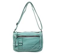 TABAGFKFNV Borsa a tracolla unisex in denim da donna, multitasche, borsa a tracolla in jeans, borsa da viaggio(Green)