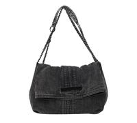 TABAGFKFNV Borse a tracolla in denim, portafogli e borse da donna, multitasche, grandi e capienti, tote bag(Black)