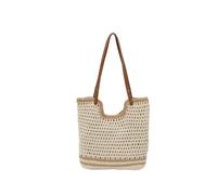 TABAGFKFNV Borse in tessuto fatte a mano Borse da viaggio estive da spiaggia da donna di grande capacità Borse da viaggio Boemia Totes Bolsas(Khaki magnetic closure version)