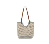 TABAGFKFNV Borse in tessuto fatte a mano Borse da viaggio estive da spiaggia da donna di grande capacità Borse da viaggio Boemia Totes Bolsas(Grey magnetic closure version)