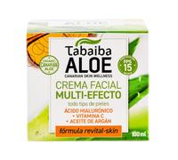 Tabaibaloe Aloe Vera Multi-Effect crema viso con vitamina C, 100 ml, cura 24 ore, 100 ml