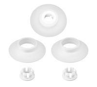 Tabanzhe 3 guarnizioni per valvola di scarico per cassetta WC Ideal Standard di ricambio per sciacquone SV01967 (bianco)