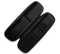 Tabanzhe Custodia rigida resistente per penne, custodia per il trasporto in EVA, custodia multifunzionale per penne stilografiche, penne acquerellabili e stilo, pennello da trucco (nero), Nero ,