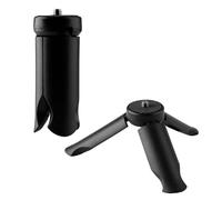 Tabanzhe Mini treppiede da tavolo per fotocamera Pocket 3 e 2, portatile, piccolo, con foro per vite da 6,35 mm, per selfie stick DLSR fotocamere digitali, nero