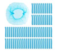 Tabanzhe Retine per capelli usa e getta, 100 pezzi, in tessuto non tessuto, traspiranti, con clip elastica, cappelli di bellezza per cucina, salone, catering, cucina, styling dei capelli
