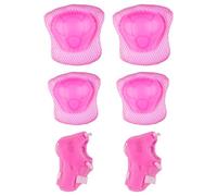 Tabanzhe Set di 6 cuscinetti protettivi per bambini, gomiti, ginocchiere e polsi, protezioni sportive regolabili, per bambini, adolescenti, ragazze, pattinaggio, ciclismo, skateboard, roller, scooter,